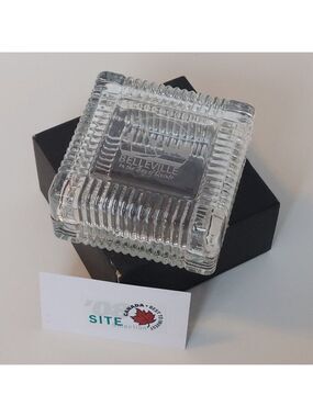 LOVELY Belleville on the Bay of Quinte Glass Keepsake Box Trinket Dish 2008